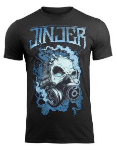 T-shirt JINJER - GASMASK SKULL