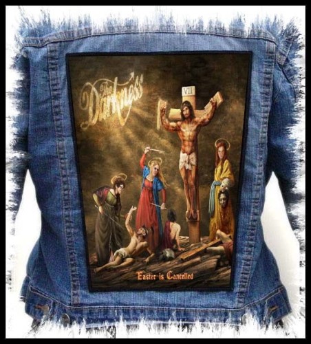 THE DARKNESS - Easter Is Cancelled  -- backpatch back patch.jpg