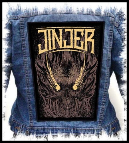 JINJER - Skull -- backpatch back patch.jpg