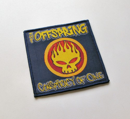 THE OFFSPRING - Conspiracy of One [blue] -- woven patch.JPG