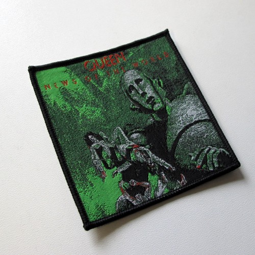 QUEEN - News Of The World -- Woven  patch.JPG