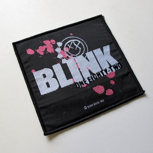 BLINK 182 - One Eight - Two -- Woven patch.JPG