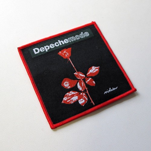 DEPECHE MODE - Violator [red] -- Woven patch.JPG