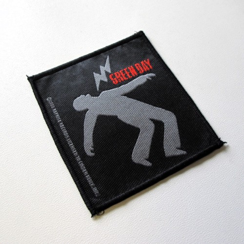 GREEN DAY - Lightning Bolt -- Woven Patch.JPG