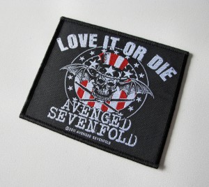 Naszywka AVENGED SEVENFOLD - Love It or Die