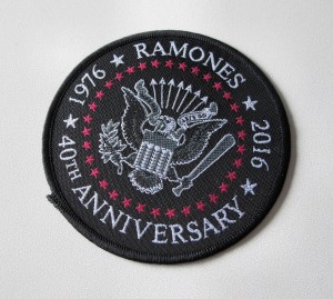 Naszywka RAMONES - 40TH ANNIVERSARY