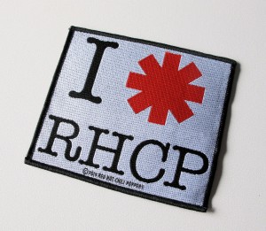 Naszywka RED HOT CHILI PEPPERS - I Love RHCP
