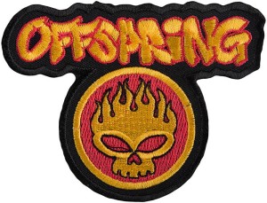Naszywka Termiczna OFFSPRING - FLAMES SKULL