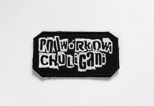 PODWÓRKOWI CHULIGANI - Logo White -- Woven Patch.jpg